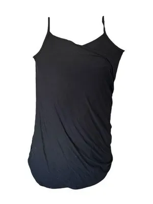 Moda International Black Wrap Around Top thumbnail 1