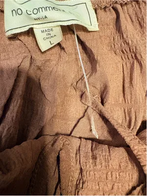 No Comment Brown Midi Dress Women’s Size L thumbnail 6