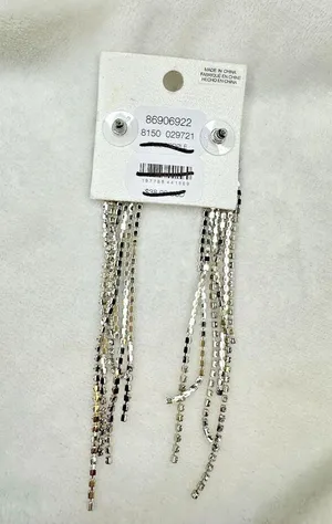 NEW Free People Earrings You Make Me Feel Like Dancing Dangles Moon Rhinestones thumbnail 2