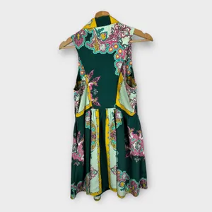 Moon Collection Womens size Large Paisley Print Sleeveless Dress thumbnail 2