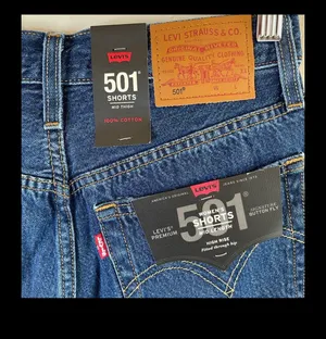 Levi's 501 Mid Thigh High Rise Raw Hem Shorts/Sz:28/NWT thumbnail 11