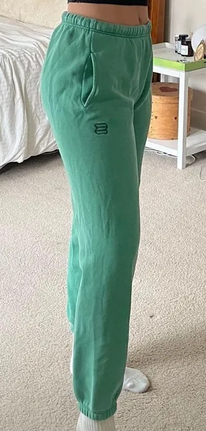 Aritzia Superworld Green Sweatpants thumbnail 1