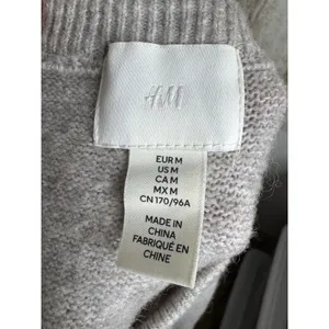 H&M Sweater Women's‎ M Lightweight Pullover Mottled Knit Soft Wool Blend thumbnail 3
