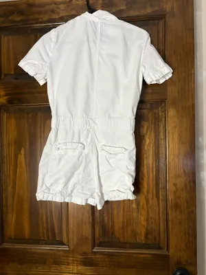 ZARA Romper Denim White thumbnail 2