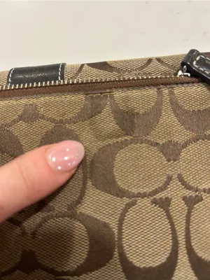 COACH Jacquard & Leather SIGNATURE C Checkbook Wallet With Checkbook Cover thumbnail 8