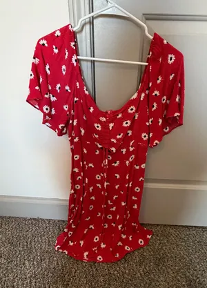 Loft Red Dress thumbnail 1