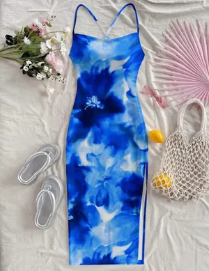 comfortable long dress made of good fabric thumbnail 1