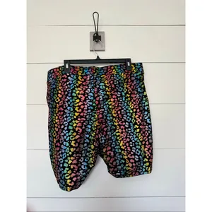 Torrid Women’s 3X Rainbow Leopard Biker Shorts thumbnail 3