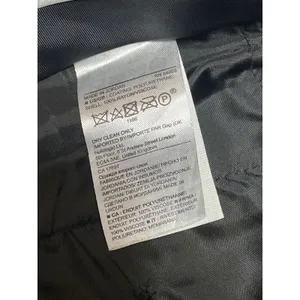 Banana Republic Womens Black Faux Leather Vegan Straight Trousers Pants Size 2 thumbnail 5