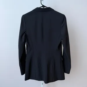 Tahari Wool Office Siren Academia Professional Career Blazer 4 Black thumbnail 5