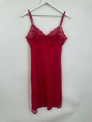 Vintage Y2K Red Camisole Dress Size Medium Whimsical Y2K Fairycore thumbnail 9