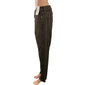 NEW Abercrombie & Fitch Vintage Straight Brown High Rise Denim Jeans Pants Sz 30 thumbnail 2