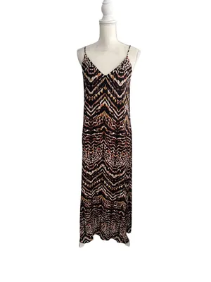 ELAN Animal Print Maxi Dress Size Large NEW NWT thumbnail 4