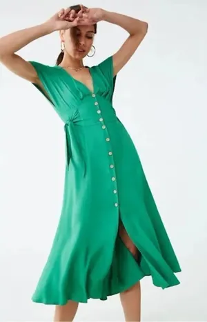 ✨ Button-Front Midi Dress✨ thumbnail 1
