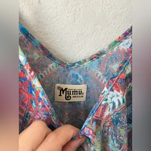 Show Me Your Mumu Ruffle Tank in Great Barrier Reef size Medium thumbnail 4