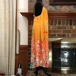 Arula Tropical Print Midi Slip Dress thumbnail 5