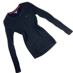 Tommy Hilfiger Round Neck Pullover Knit Top Blouse Sweater Shirt Long Sleeve Winter Casual Top T-shirt thumbnail 3