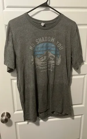 Reckless Love Gray Short Sleeve T-Shirt thumbnail 1