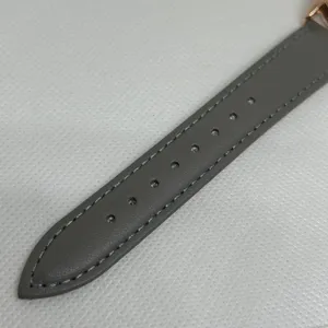 Monroe classic watch 36mm rose gold tone leather band like new running thumbnail 4