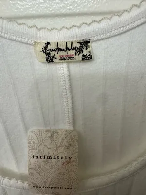 NWT Free People End Game Pointelle Top thumbnail 7