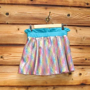 Queen of Sparkles Rainbow Glitter Skirt Skort thumbnail 6