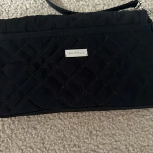 Elegant Black Shoulder Vera Bradley Bag size 12*7* thumbnail 4