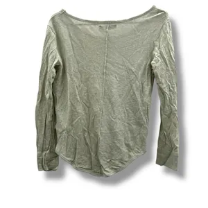 ANINE‎ BING Linen Long Sleeve Top Women’s Size Small Lightweight Scoop Neck thumbnail 2