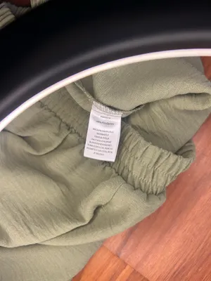 Derek Heart Sage Green Wide-Leg Pants L thumbnail 6
