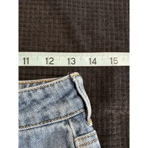 Pacsun Denim Mini Skirt Size 26 Pockets Embroidered Roses Zip/Button Y2K‎ thumbnail 4