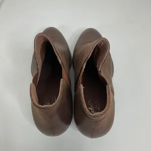 Seychelles Brown Leather Ankle Boots Western Almond Toe‎ Block Heel Womens 7.5 thumbnail 5
