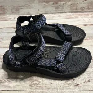 Teva Sandals Women's Size 7 Blue Nylon Hiking Shoes Waterproof Adjustable thumbnail 4