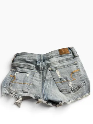 American Eagle Outfitters AEO NE(X)T LEVEL STRETCH X Shortie Shorts Worn Once thumbnail 2