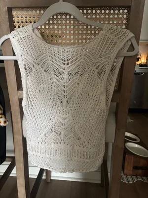 A&F Abercrombie Macrame Crew tank thumbnail 3