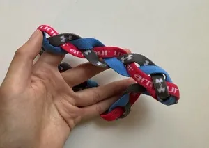 New - Under Armour Headband Grip Braided thumbnail 1