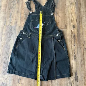 Disney Winnie The Pooh Women’s Vintage Eeyore Skirt Skort Black Overalls Size M thumbnail 5