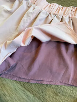 Pink Lily Two-Tone Rose and Blush Elastic Waist Shorts Size S thumbnail 3