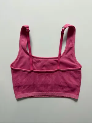 Aerie Bralette With Shelf Bra, Pink, Size S thumbnail 2