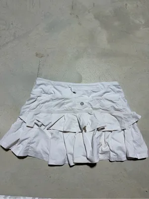 Lululemon White Women's Active Tennis Skort 4 thumbnail 5