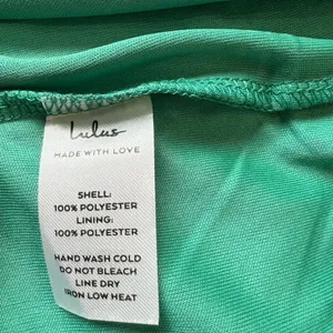 NWT Lulus Best‎ Wishes Women's Dress Tulip Teal Green Size Medium thumbnail 6