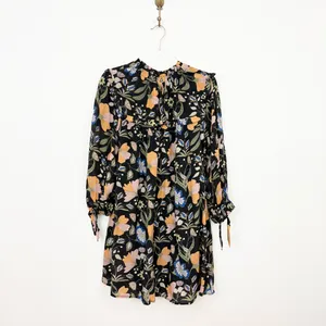 Olivia James Emma Dress, Black Fall Floral thumbnail 5