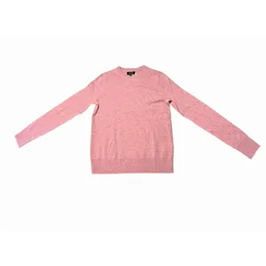 Quince Women’s Mongolian Cashmere Crew Neck Sweater XS Mauve Mist Soft Pink thumbnail 4
