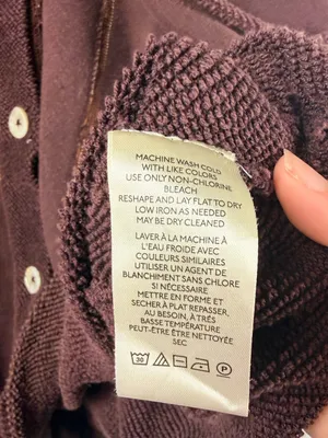 Free People Matilda Cardigan Chocolate size XL thumbnail 5