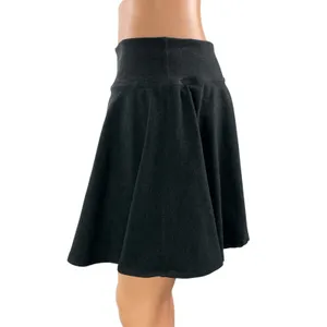 Beyond Yoga Women's Black Knit Athletic A-line Mini Short Skort Skirt Sz L/G/G thumbnail 2
