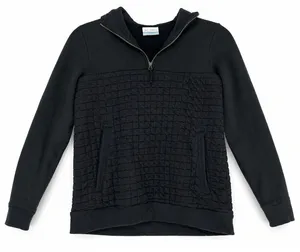 Columbia Sunday Summit Pullover Womens Medium Black Hooded 1/4 Zip Jacket thumbnail 1