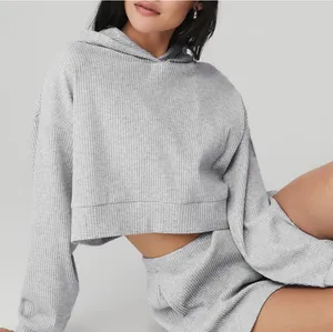Alo Yoga Muse Hoodie Athletic Heather Grey XS thumbnail 1
