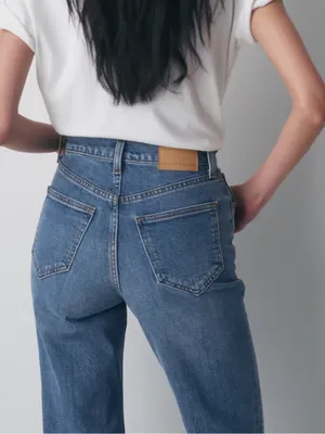 Aritzia Denim Forum Arlo High-Rise Straight Leg Jeans thumbnail 3