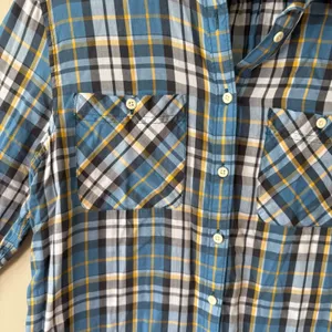 Denim & Supply Ralph Lauren RL Utility Blue Plaid Cotton Button Down Shirt Large thumbnail 6