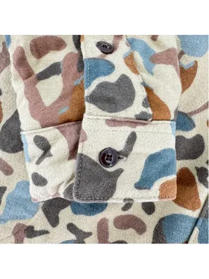 LL Bean Ladies Chamois Camo Tunic Shirt Signature Archive Series Cotton Flannel thumbnail 8