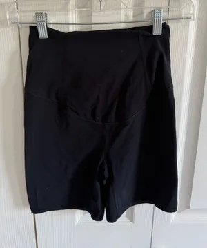 Free People Movement x Hatch Maternity Bike Shorts Black Extra Small thumbnail 1