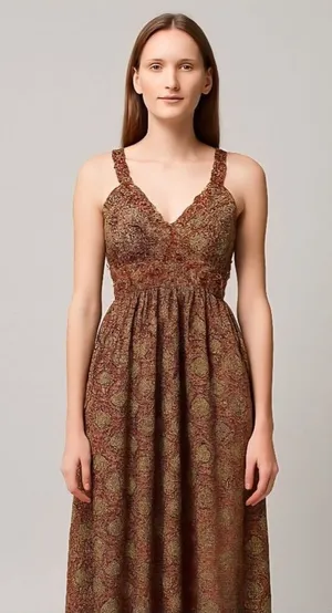 Paisley Print Halter Maxi Dress Size Small thumbnail 1